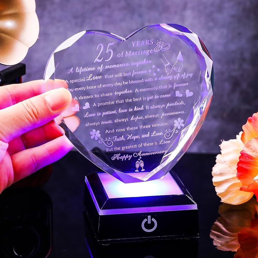 25th marriage anniversary gifts for parents