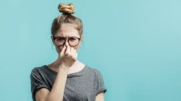 period blood smell